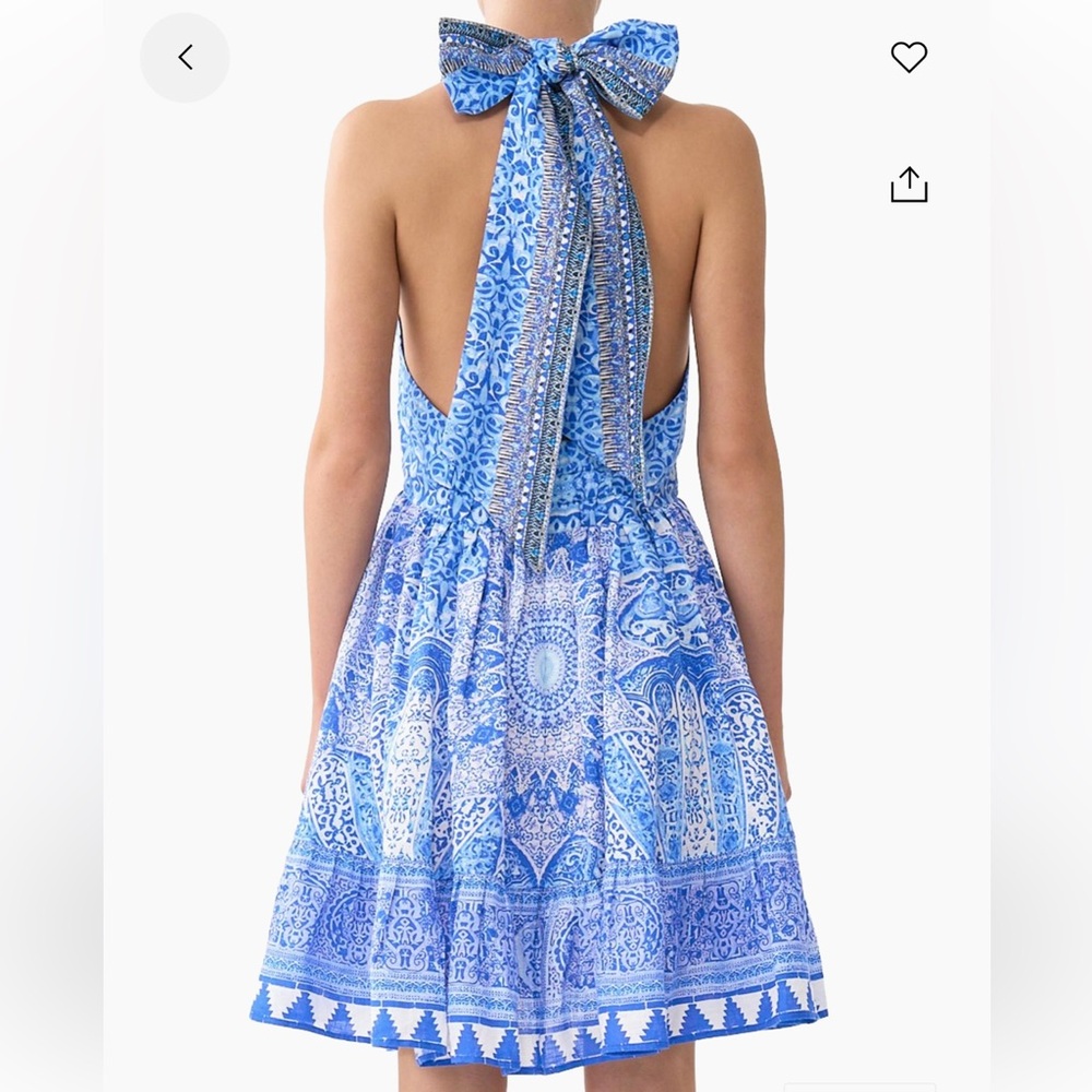 Camilla Blue Multi Mini Dress - Picture 3 of 5